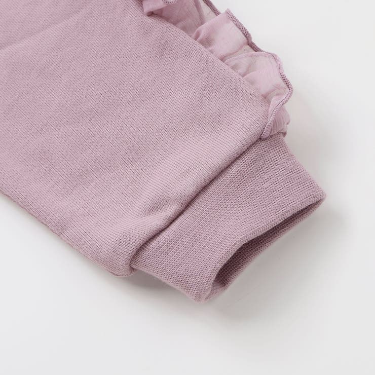 【店舗限定】裏毛チュールフリルワンピース(95~150cm) | BeBe Petits Pois Vert | 詳細画像11 