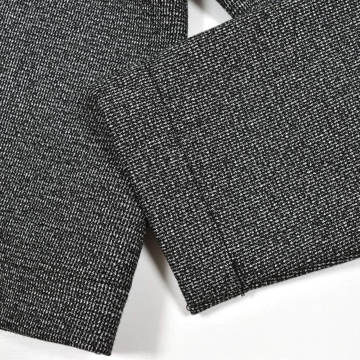 【お揃い】リボン付きチェック無地フォーマルスーツ上下セット(110~130cm) | BeBe Petits Pois Vert | 詳細画像14 