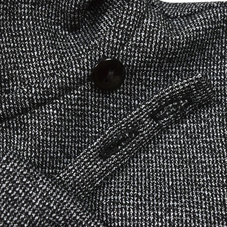 【お揃い】リボン付きチェック無地フォーマルスーツ上下セット(110~130cm) | BeBe Petits Pois Vert | 詳細画像16 