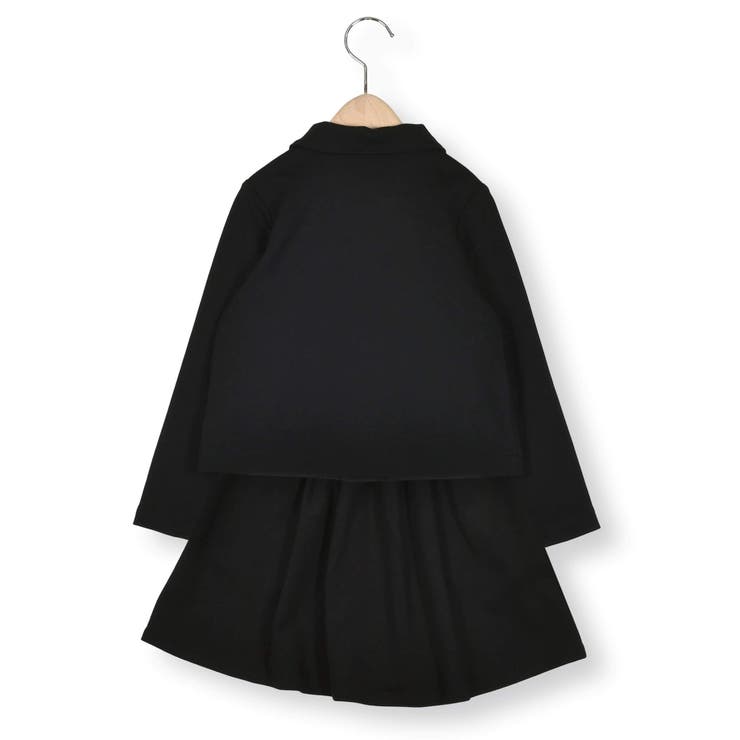 【お揃い】リボン付きチェック無地フォーマルスーツ上下セット(110~130cm) | BeBe Petits Pois Vert | 詳細画像20 