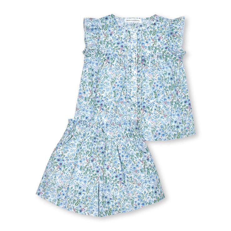 小花柄セットアップ(95~150cm)[品番：BEBK0008694]｜BeBe Petits Pois