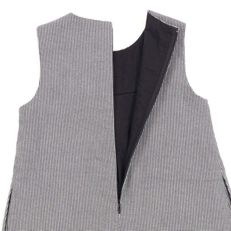 【店舗限定】ファンシーヤーンジャケット＋格子柄ジャンパースカート セット(110… | BeBe Petits Pois Vert | 詳細画像25 