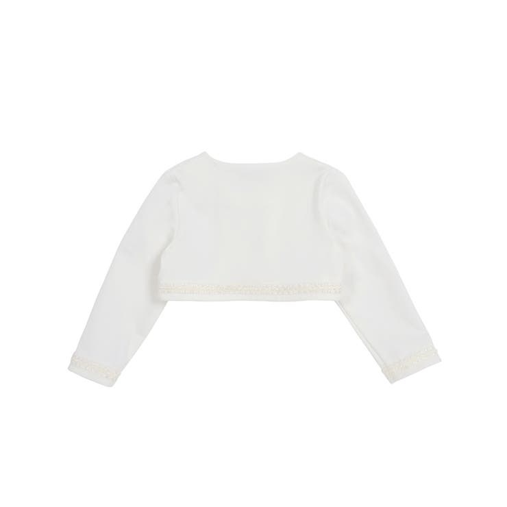 【店舗限定】ファンシーヤーンジャケット＋格子柄ジャンパースカート セット(110… | BeBe Petits Pois Vert | 詳細画像9 