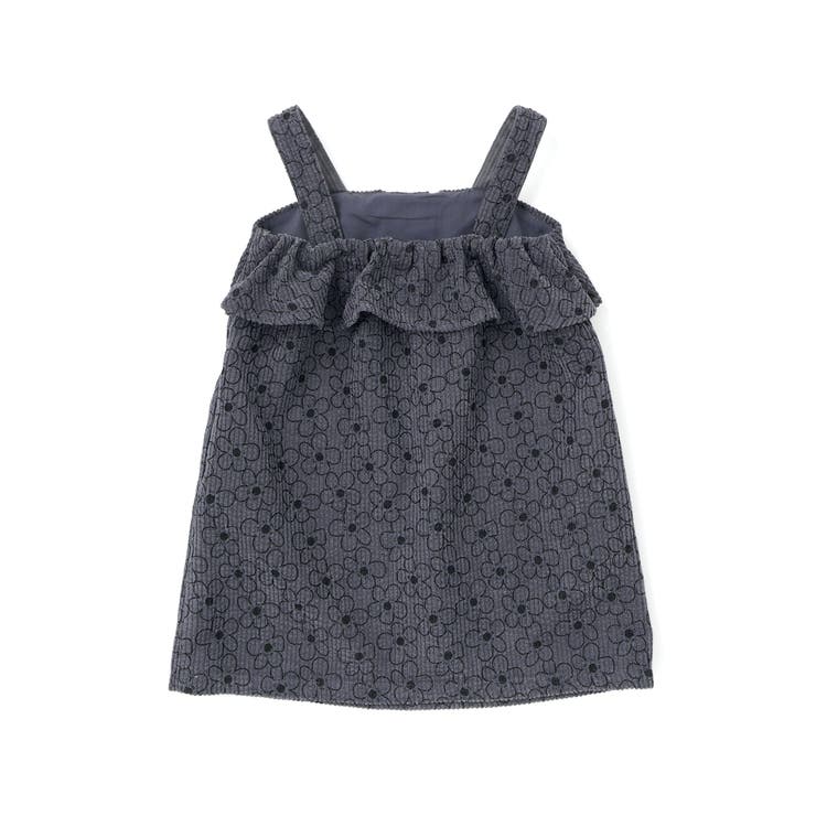 【店舗限定】花柄コールテンジャンパースカート＋長袖リブトップスセット(95~15… | BeBe Petits Pois Vert | 詳細画像21 