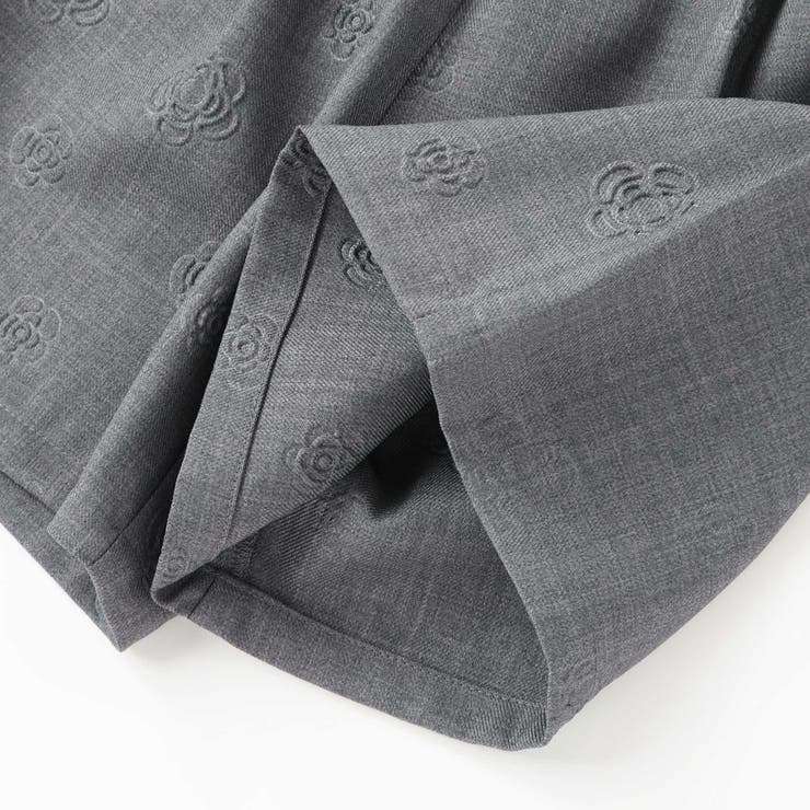 【店舗限定】型押し花柄ベスト＋ショートパンツセットアップ(95~150cm) | BeBe Petits Pois Vert | 詳細画像19 