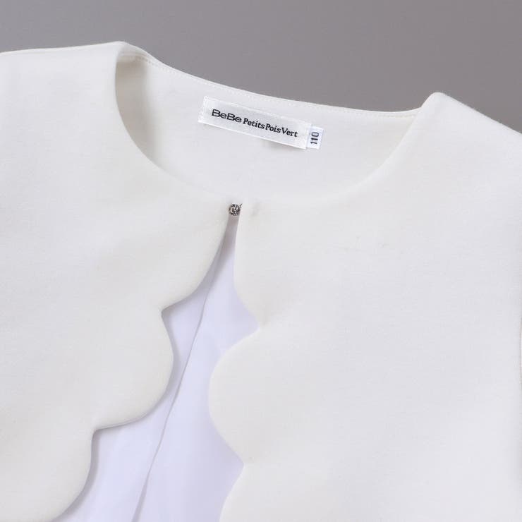 ボレロ＋ジャンパースカート＋ブラウス3点セットアンサンブル | BeBe Petits Pois Vert | 詳細画像10 