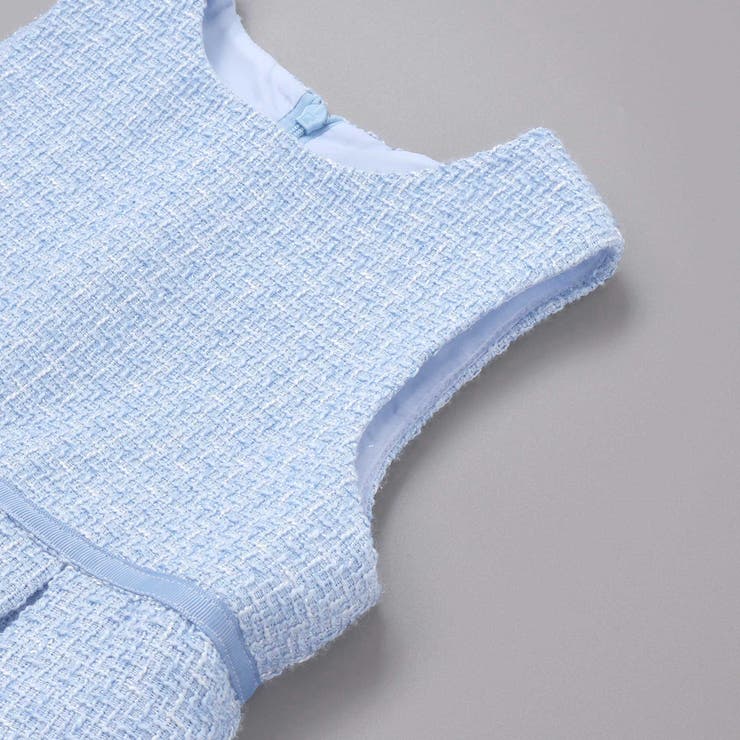 ボレロ＋ジャンパースカート＋ブラウス3点セットアンサンブル | BeBe Petits Pois Vert | 詳細画像16 