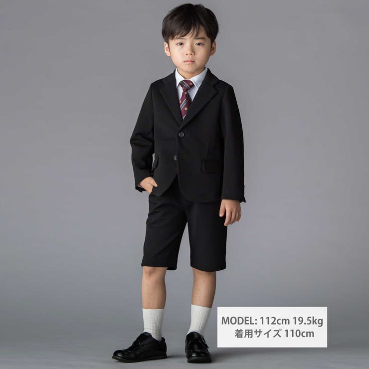 【店舗限定】フォーマルジャケット＋パンツ＋シャツ3点セット(110~130cm) | BeBe Petits Pois Vert | 詳細画像2 
