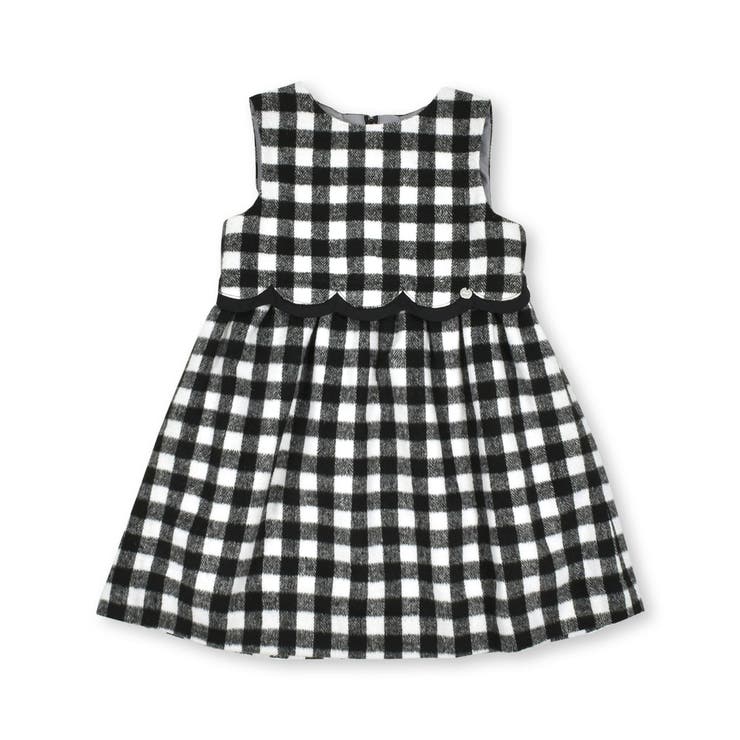 店舗限定】ブロックチェックor千鳥柄ジャンパースカート(95~150cm