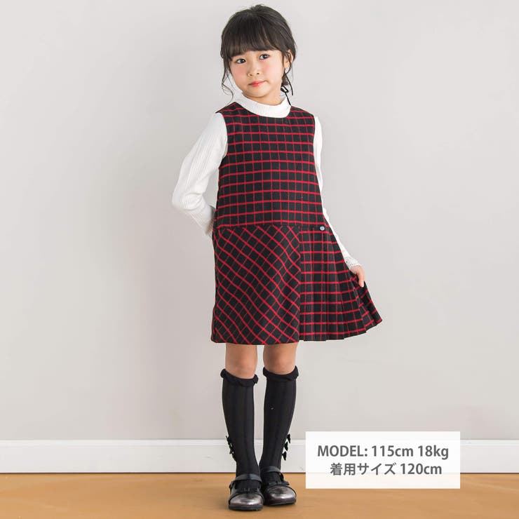 人気パーリーゲイツグレンチェック千鳥ジャガード 起毛仕上げスカート