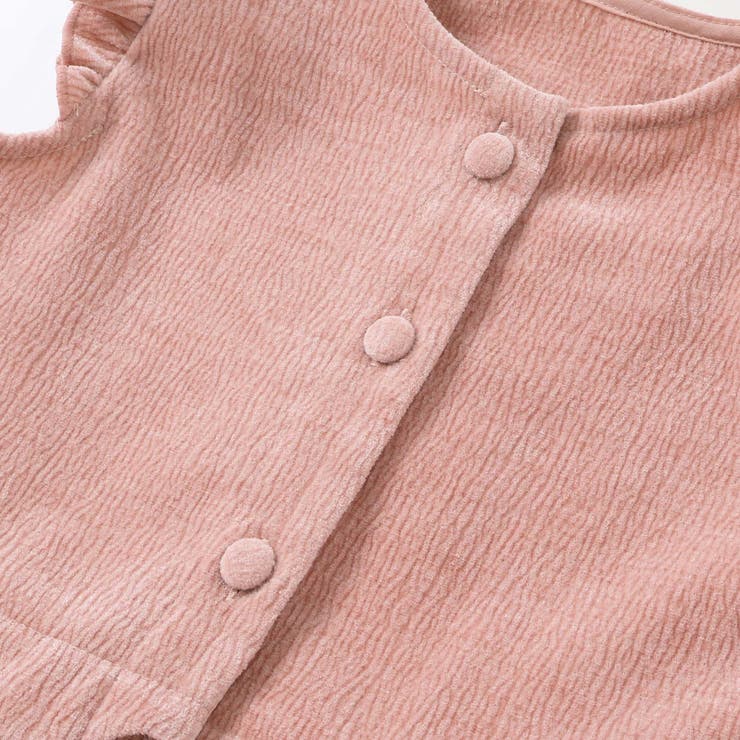 【店舗限定】【お揃い】起毛ジャガードスカラップジャンパースカート(95~150c… | BeBe Petits Pois Vert | 詳細画像11 