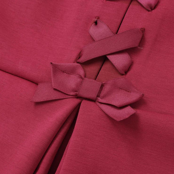 【店舗限定】ポンチバック編み上げジャンパースカート(95~150cm) | BeBe Petits Pois Vert | 詳細画像16 