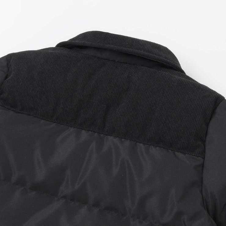 【店舗限定】タフタコールテン切り替えダウンジャケット(95~150cm) | BeBe Petits Pois Vert | 詳細画像11 