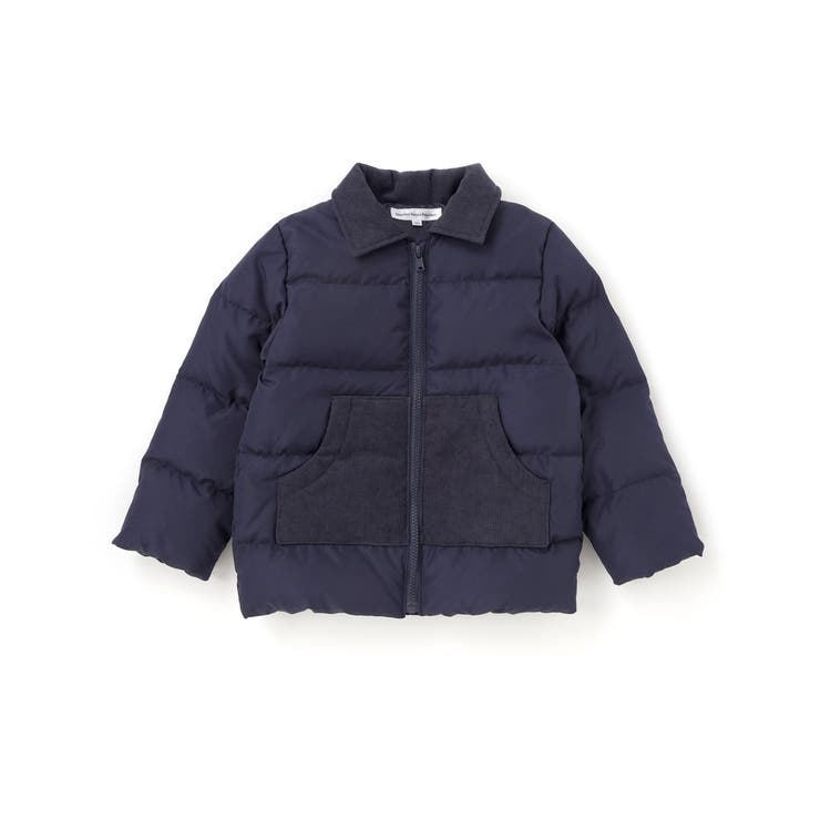 【店舗限定】タフタコールテン切り替えダウンジャケット(95~150cm) | BeBe Petits Pois Vert | 詳細画像18 