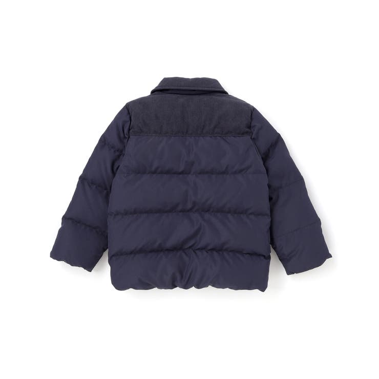 【店舗限定】タフタコールテン切り替えダウンジャケット(95~150cm) | BeBe Petits Pois Vert | 詳細画像19 