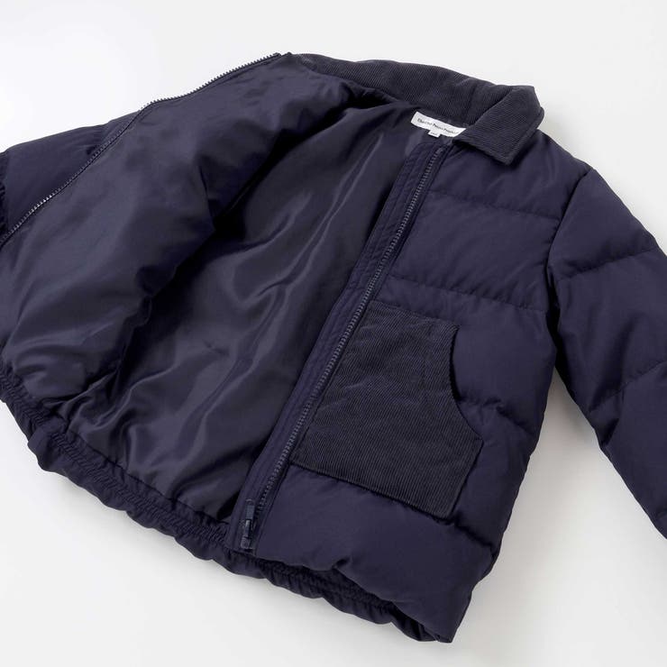 【店舗限定】タフタコールテン切り替えダウンジャケット(95~150cm) | BeBe Petits Pois Vert | 詳細画像20 