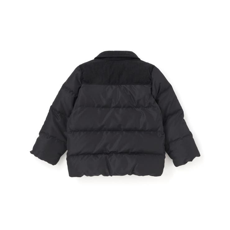 【店舗限定】タフタコールテン切り替えダウンジャケット(95~150cm) | BeBe Petits Pois Vert | 詳細画像9 