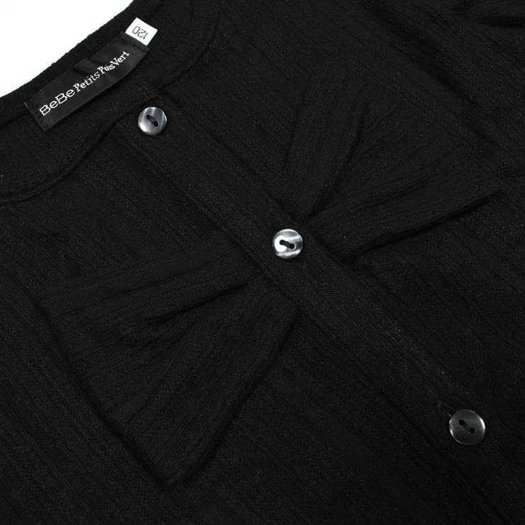 【店舗限定】ニット風リボンカーディガン(95~150cm) | BeBe Petits Pois Vert | 詳細画像11 