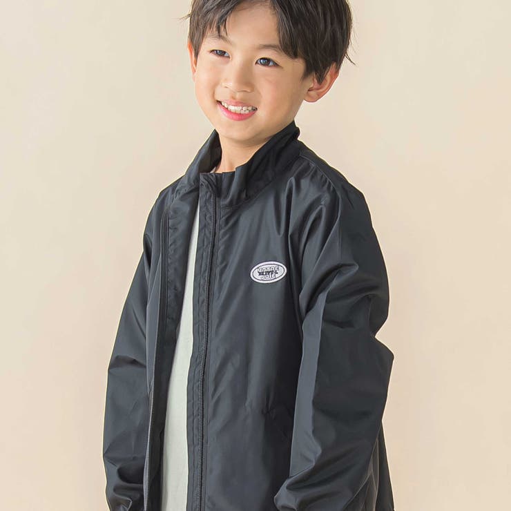 サイド配色タフタスタンドカラーブルゾン(95~150cm) | BeBe Petits Pois Vert | 詳細画像7 