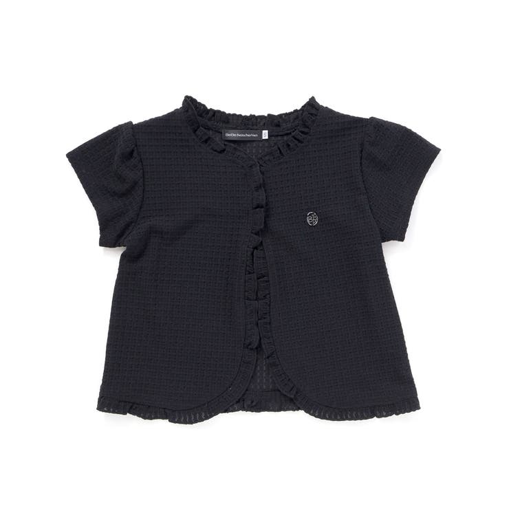 【店舗限定】格子編みカットソーフリル半袖ボレロ(95~150cm) | BeBe Petits Pois Vert | 詳細画像20 