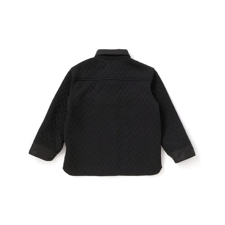 【店舗限定】ジグザグキルトジャガードシャツジャケット(95~150cm) | BeBe Petits Pois Vert | 詳細画像6 