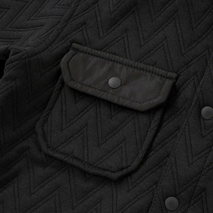 【店舗限定】ジグザグキルトジャガードシャツジャケット(95~150cm) | BeBe Petits Pois Vert | 詳細画像9 