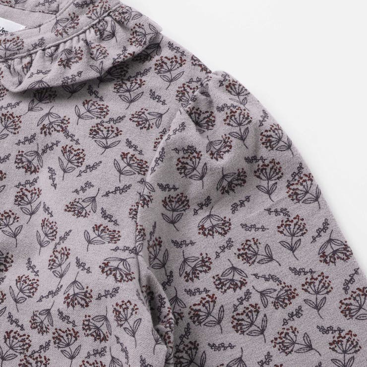 【店舗限定】すずらん花柄ネルブラウス(95~150cm) | BeBe Petits Pois Vert | 詳細画像11 