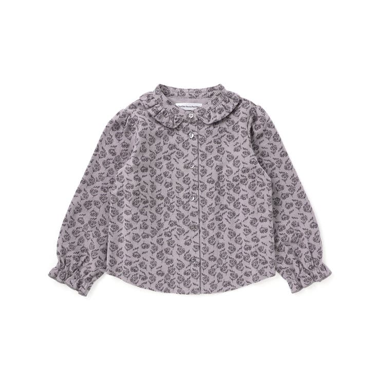 【店舗限定】すずらん花柄ネルブラウス(95~150cm) | BeBe Petits Pois Vert | 詳細画像8 