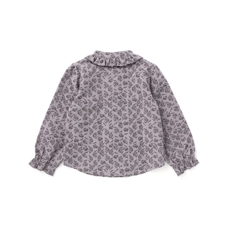 【店舗限定】すずらん花柄ネルブラウス(95~150cm) | BeBe Petits Pois Vert | 詳細画像9 