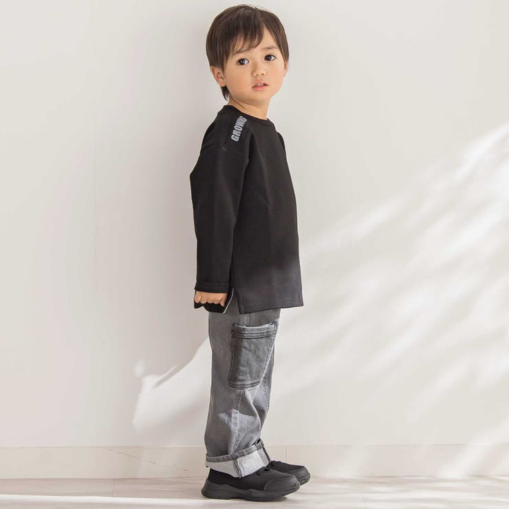 【店舗限定】ショルダーロゴ刺しゅうポンチ長袖トレーナー(95~150cm) | BeBe Petits Pois Vert | 詳細画像6 