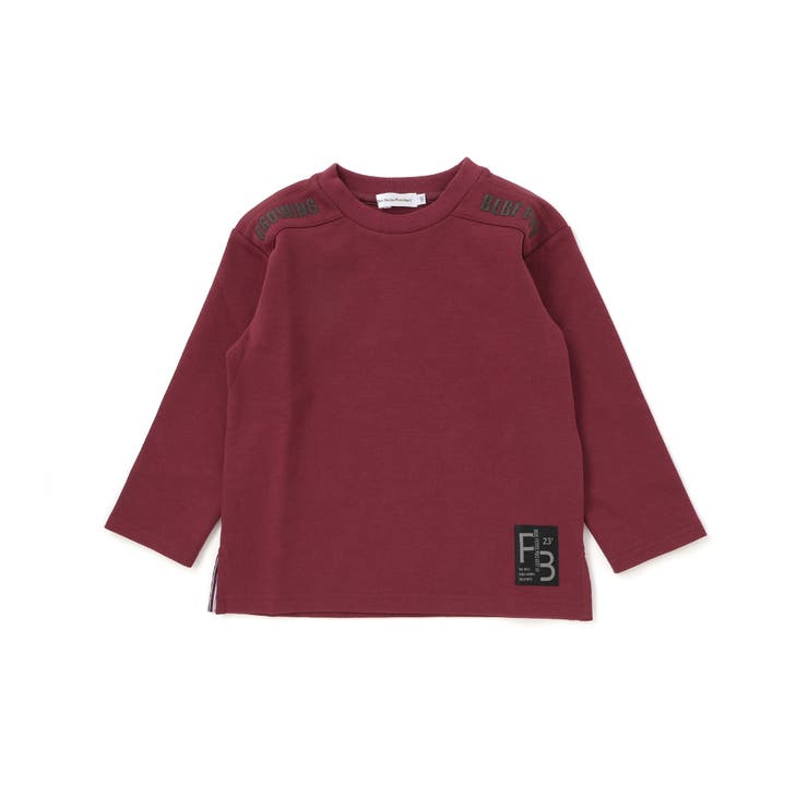 【店舗限定】ショルダーロゴ刺しゅうポンチ長袖トレーナー(95~150cm) | BeBe Petits Pois Vert | 詳細画像8 