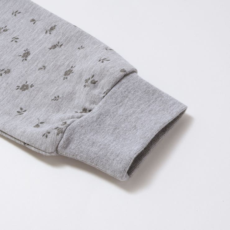 【店舗限定】花柄インクジェット裏毛長袖トレーナー(95~150cm) | BeBe Petits Pois Vert | 詳細画像10 