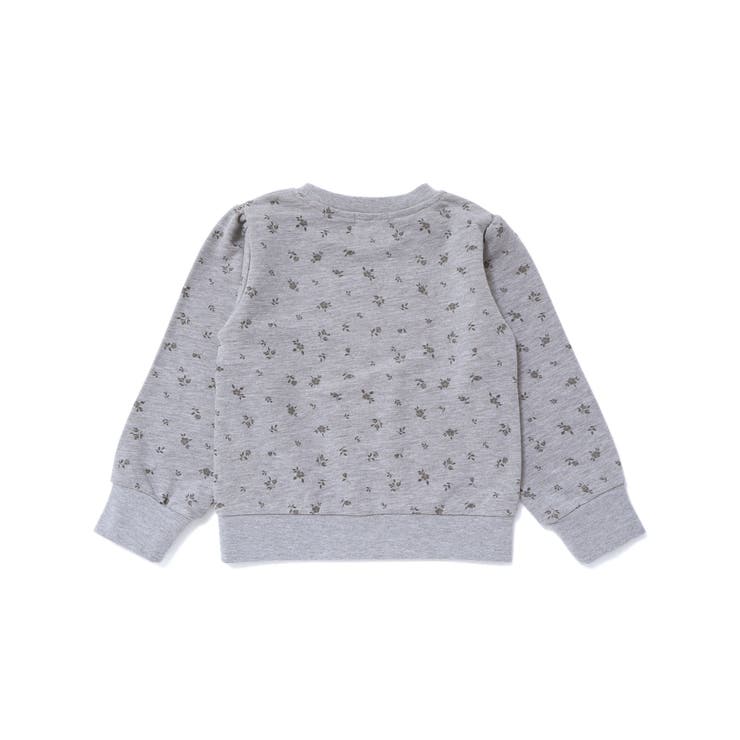 【店舗限定】花柄インクジェット裏毛長袖トレーナー(95~150cm) | BeBe Petits Pois Vert | 詳細画像6 
