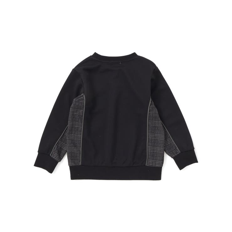 【店舗限定】【お揃い】カノコボンディングチェックジャガード切り替えトレーナー(9… | BeBe Petits Pois Vert | 詳細画像11 