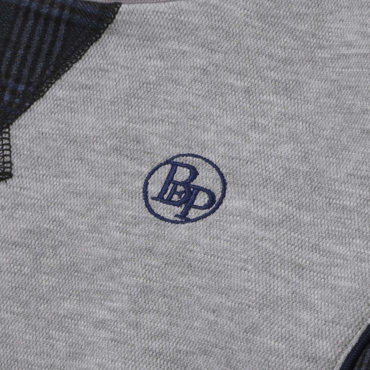 【店舗限定】【お揃い】カノコボンディングチェックジャガード切り替えトレーナー(9… | BeBe Petits Pois Vert | 詳細画像15 