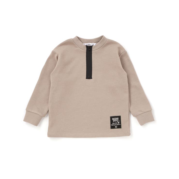 【店舗限定】ハーフジッププルオーバー(95~150cm) | BeBe Petits Pois Vert | 詳細画像9 