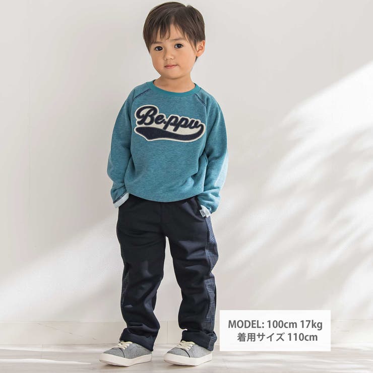 【店舗限定】サガラワッペンラグラントレーナー(95~160cm) | BeBe Petits Pois Vert | 詳細画像2 