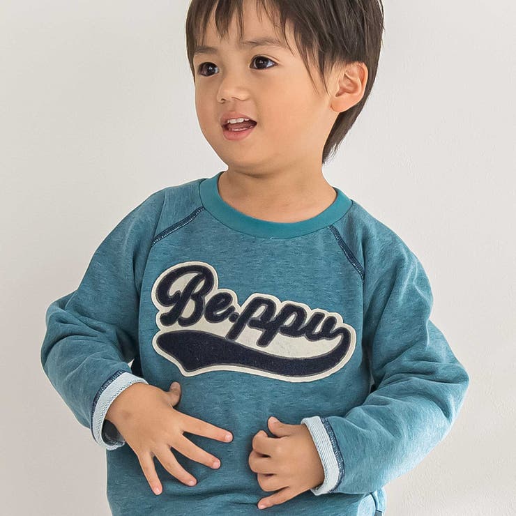 【店舗限定】サガラワッペンラグラントレーナー(95~160cm) | BeBe Petits Pois Vert | 詳細画像3 