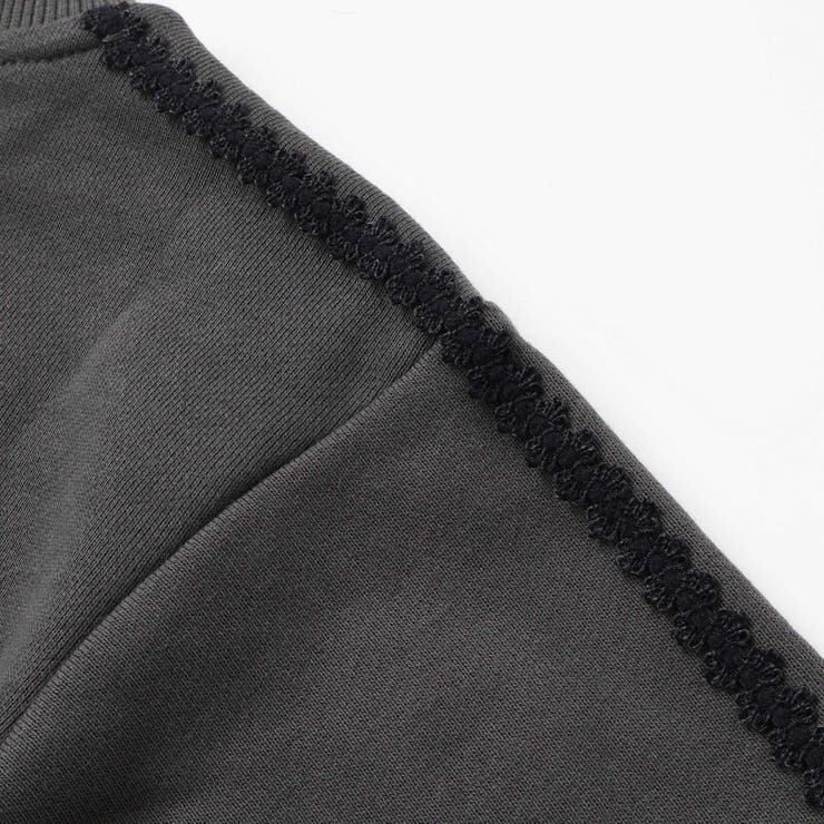 【店舗限定】【お揃い】裏毛袖ラインレーストレーナー(95~150cm) | BeBe Petits Pois Vert | 詳細画像10 