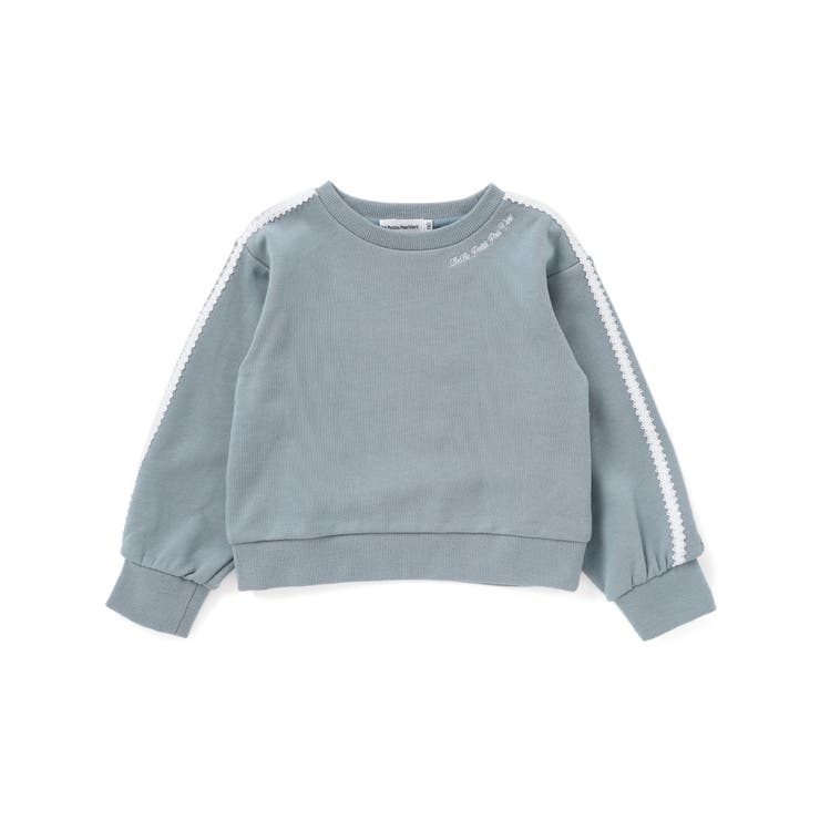 【店舗限定】【お揃い】裏毛袖ラインレーストレーナー(95~150cm) | BeBe Petits Pois Vert | 詳細画像12 