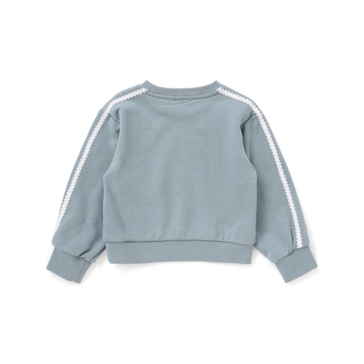 【店舗限定】【お揃い】裏毛袖ラインレーストレーナー(95~150cm) | BeBe Petits Pois Vert | 詳細画像13 