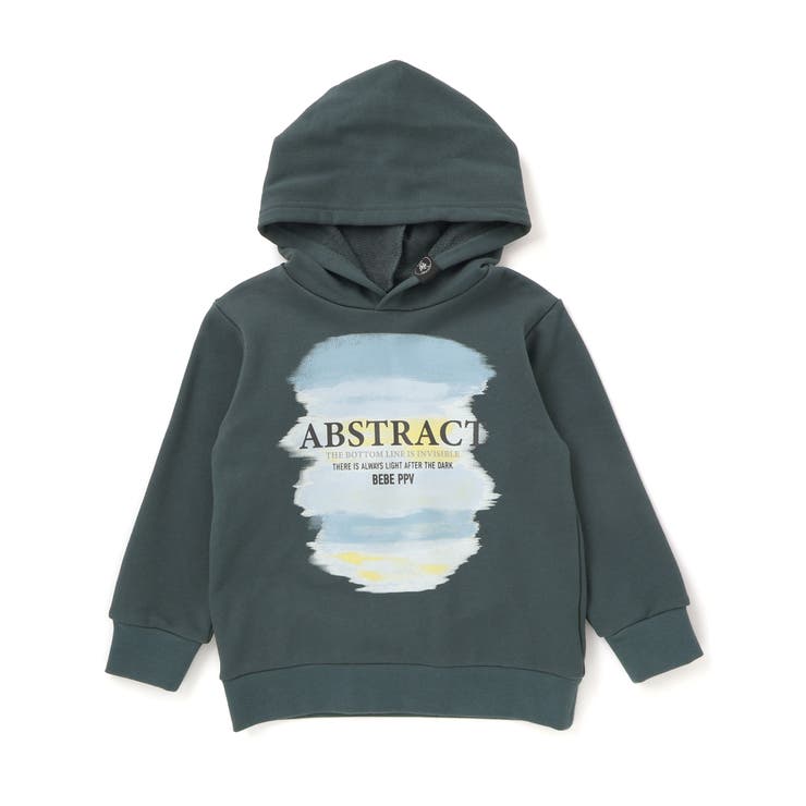 【店舗限定】グラデーションプリント裏毛フード付きトレーナー(95~160cm) | BeBe Petits Pois Vert | 詳細画像8 