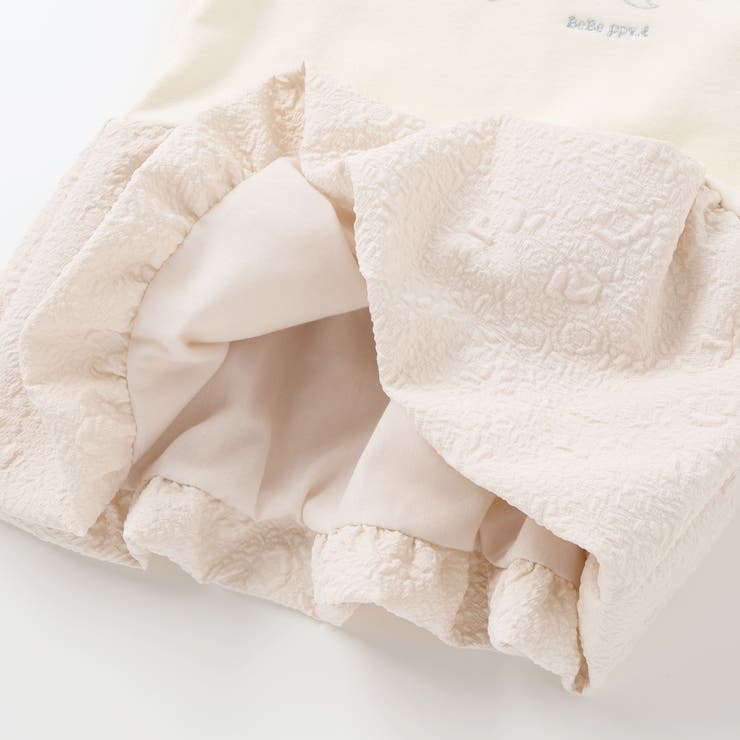 【店舗限定】裏毛ジャガード切り替えリボントレーナー(95~150cm) | BeBe Petits Pois Vert | 詳細画像17 