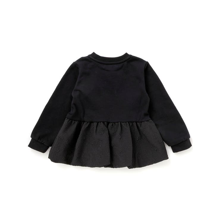 【店舗限定】裏毛ジャガード切り替えリボントレーナー(95~150cm) | BeBe Petits Pois Vert | 詳細画像7 