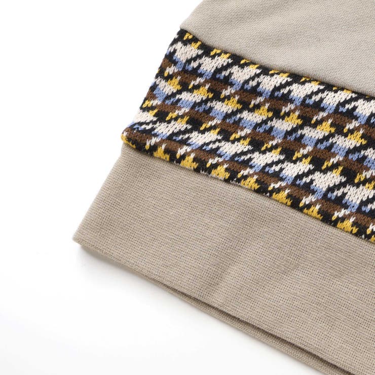 ショールカラー裏毛×ノルディック切り替えトレーナー | BeBe Petits Pois Vert | 詳細画像14 