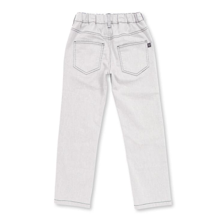 サガラ刺しゅうワッペン付きデニムロングパンツ(95~150cm) | BeBe Petits Pois Vert | 詳細画像14 