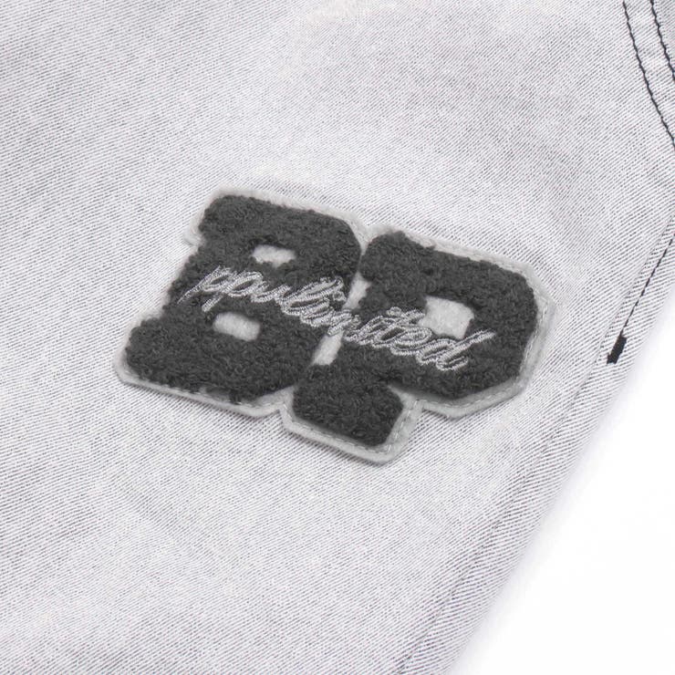 サガラ刺しゅうワッペン付きデニムロングパンツ(95~150cm) | BeBe Petits Pois Vert | 詳細画像17 