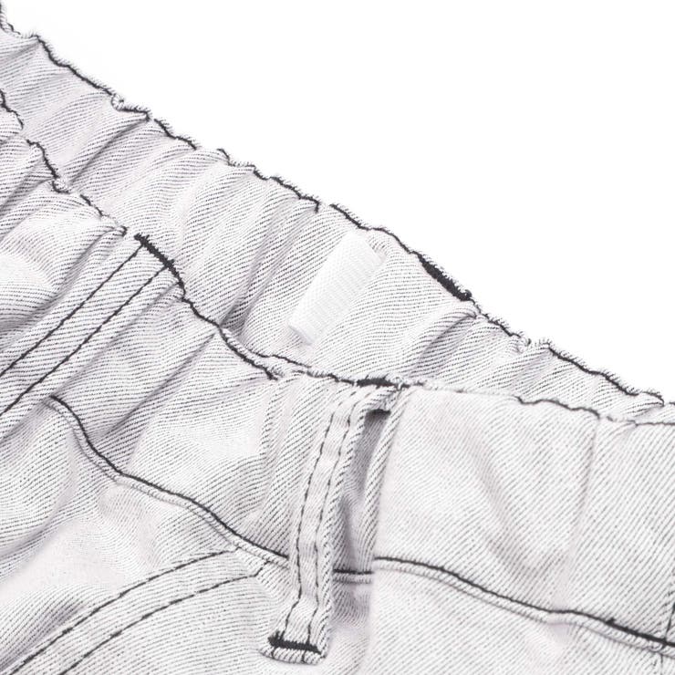 サガラ刺しゅうワッペン付きデニムロングパンツ(95~150cm) | BeBe Petits Pois Vert | 詳細画像19 