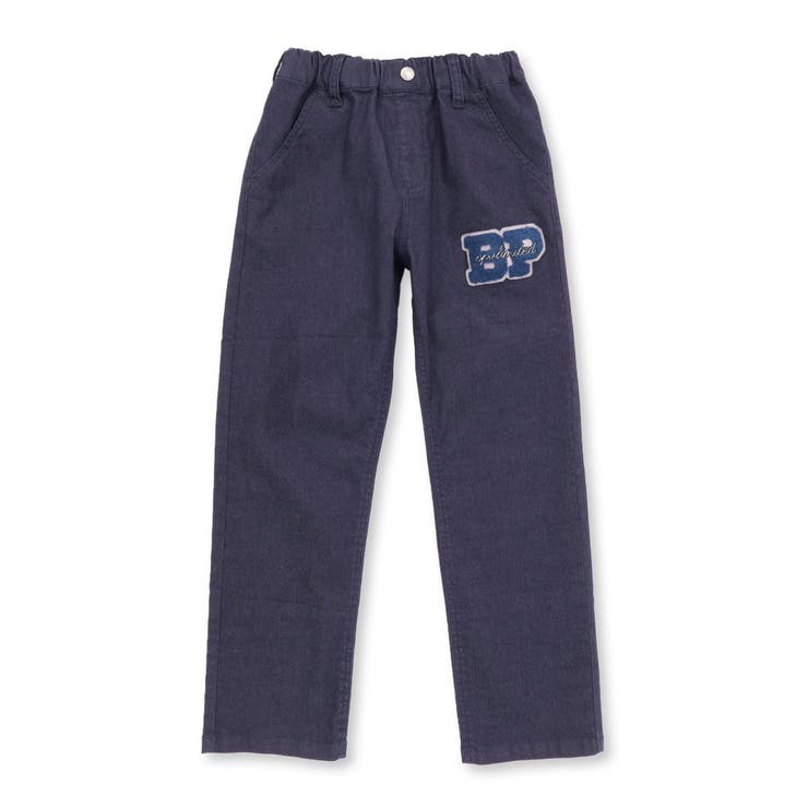 サガラ刺しゅうワッペン付きデニムロングパンツ(95~150cm) | BeBe Petits Pois Vert | 詳細画像9 