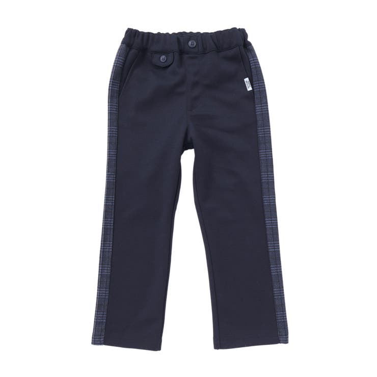 【店舗限定】【お揃い】カノコボンディングサイドチェックパンツ(95~150cm) | BeBe Petits Pois Vert | 詳細画像6 